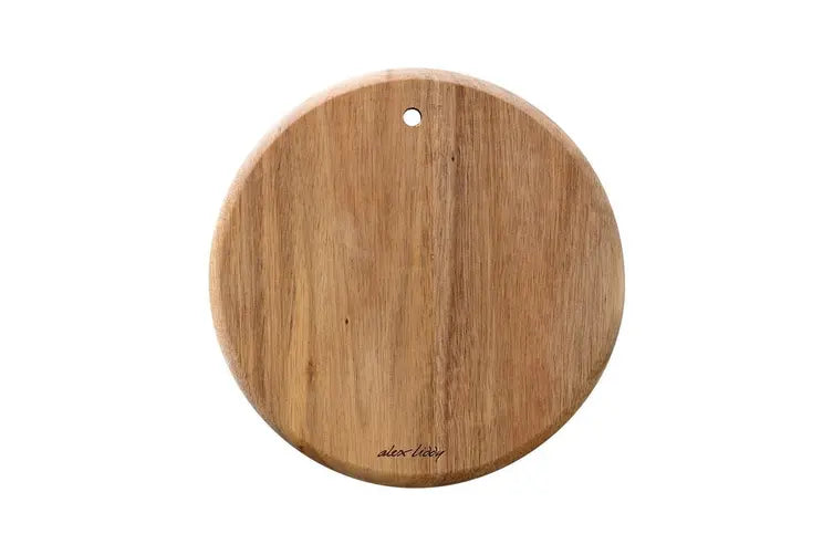 Acacia Round Center Hole Chopping Board 8"