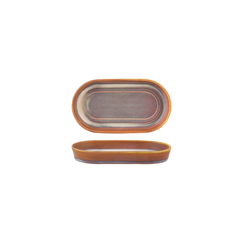 OVAL PLATTER -180X98X25mmAUBURN