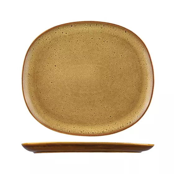 PLATE OVAL COUPE -285mm x 250mm