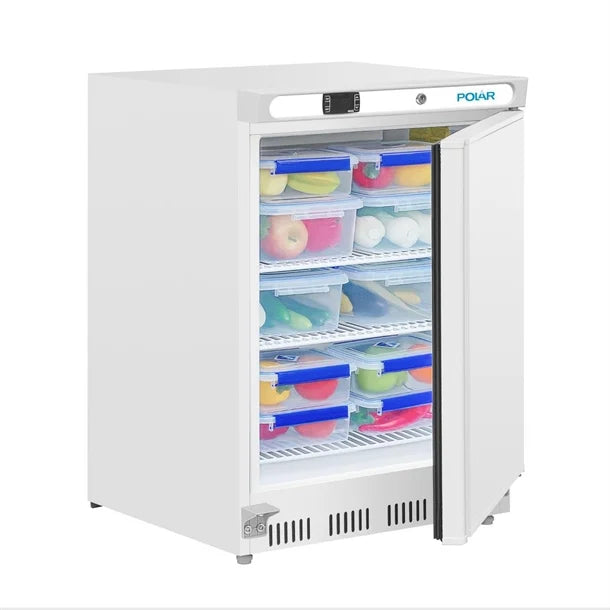Polar C-Series Under Counter Fridge White 150Ltr
