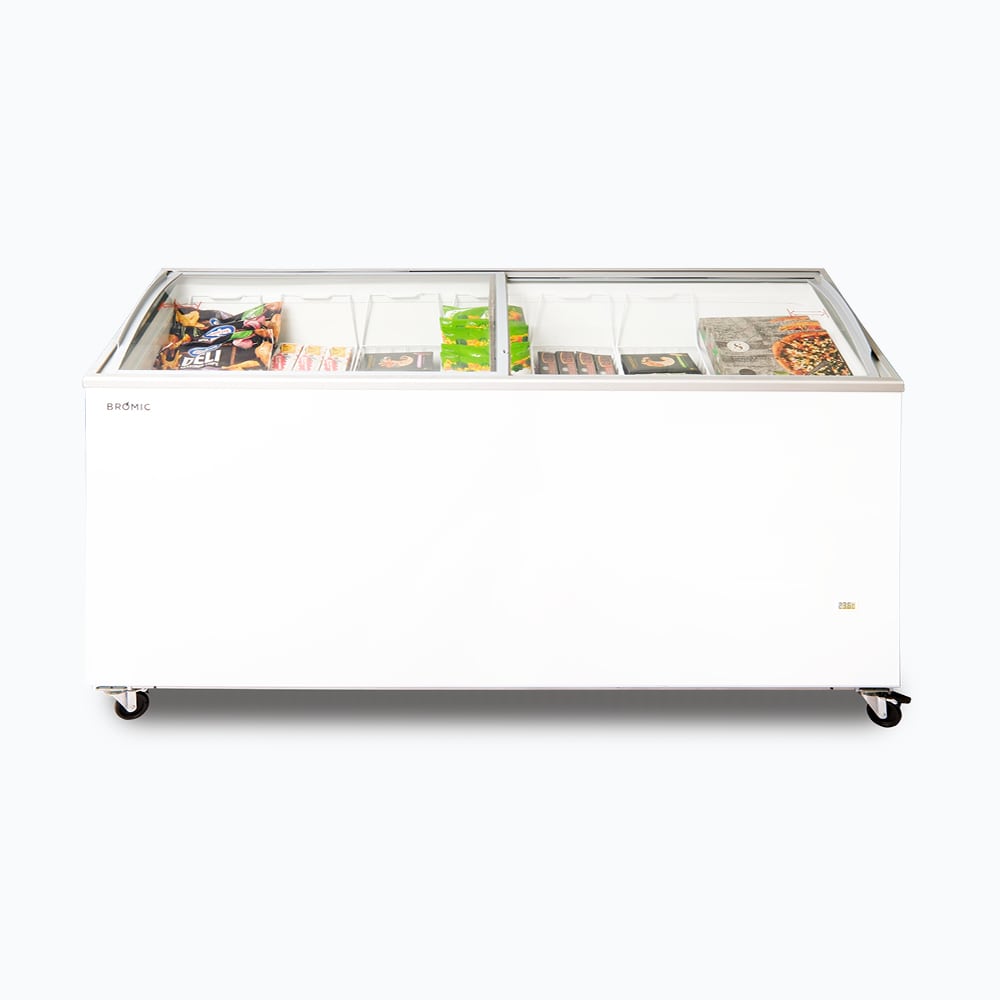 Freezer Chest CF0600ATCG-NR 555L Curved GLS Top 6ft