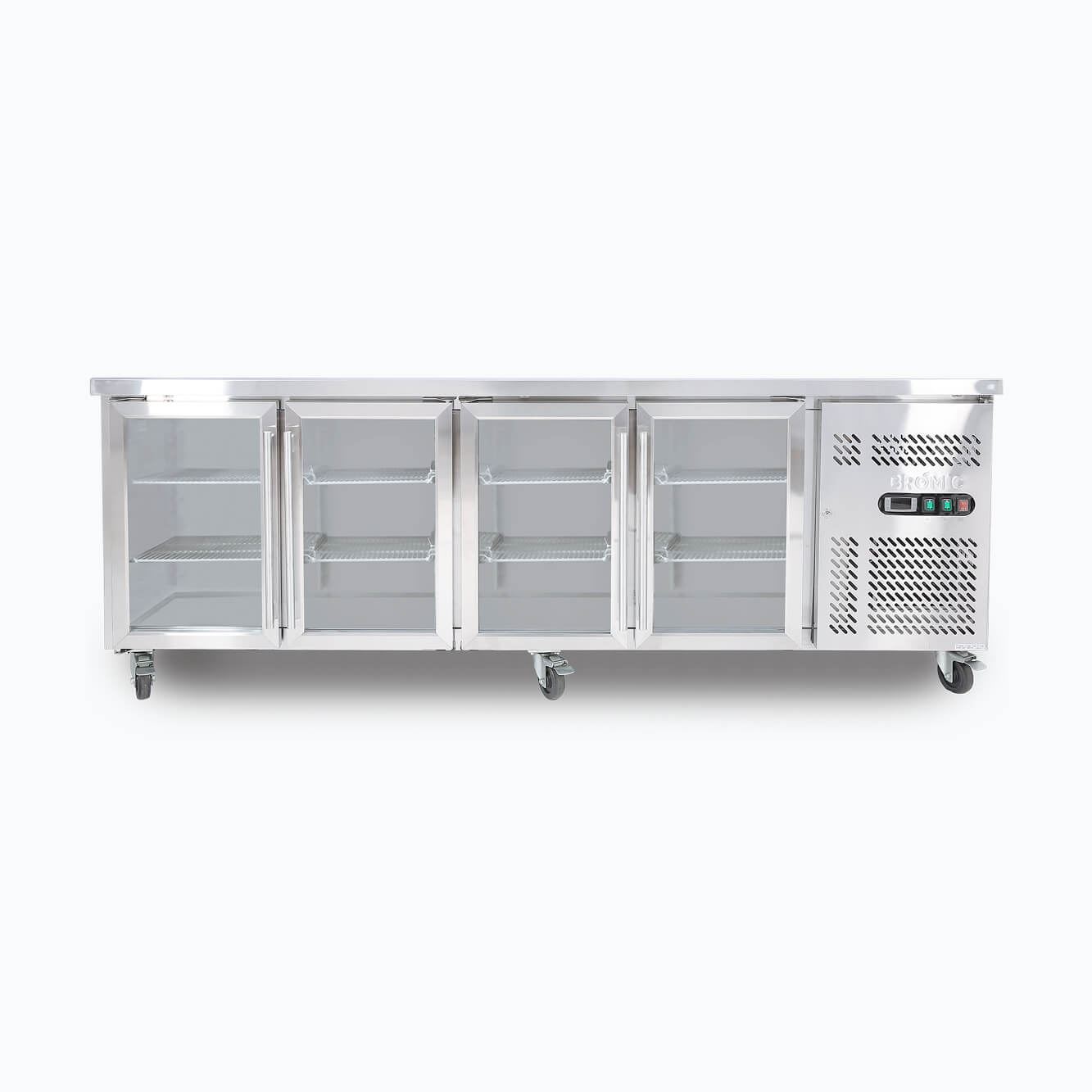 Chiller UBC2230GD-NR U/Bench 4DR GLS 553L