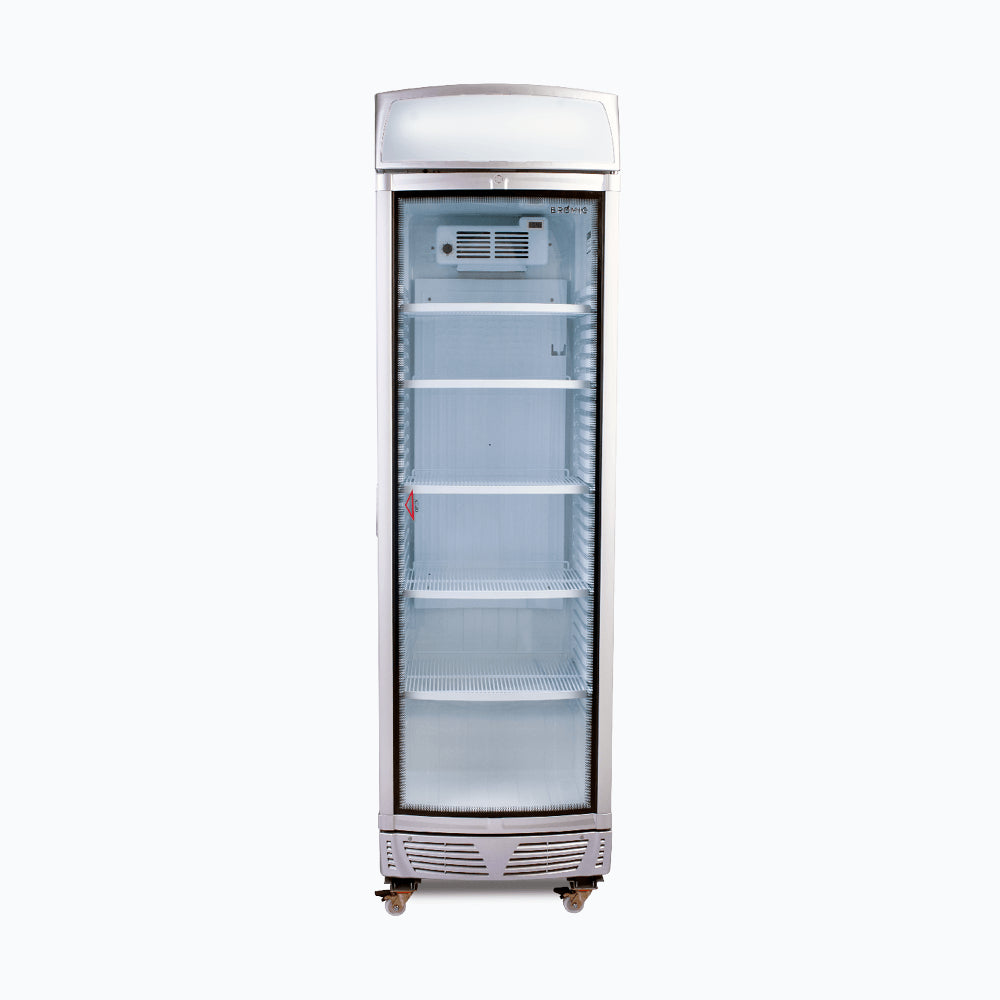 Chiller GM0400LC-NR Silver UP/R GLS 438L LED