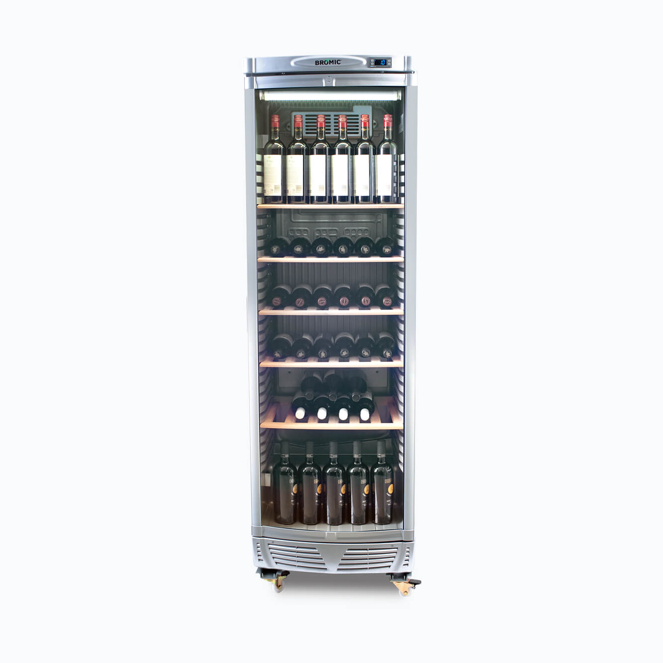 Chiller Wine 372L Curv DR LED Silver/WC0400C-NR