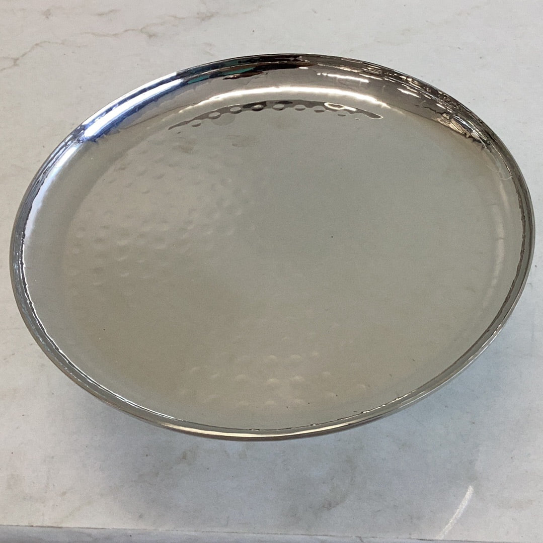 HAMMERED ROUND THALI  8''