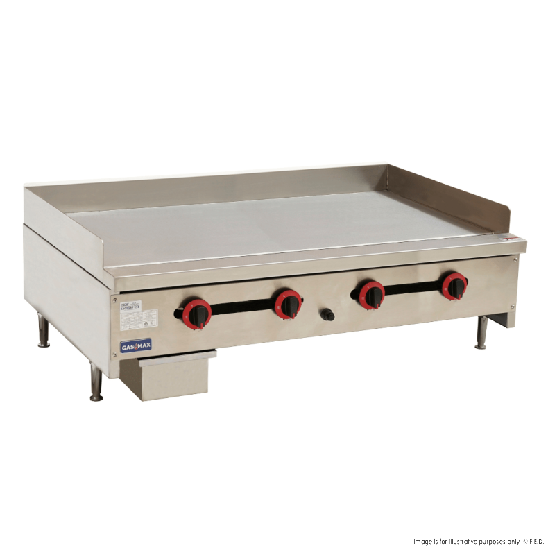 Gas Griddle 4 Burner 1220x840x438mm NG-120mj/h