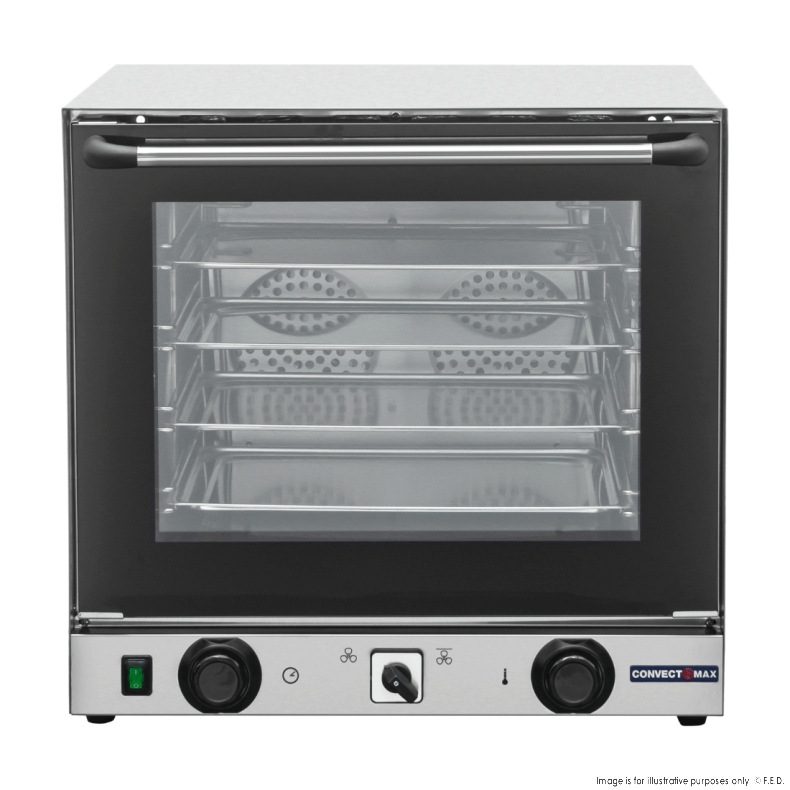 Electric Convection Oven with Grill and Digital Control, 595x591x584mm 2.4kW/10A