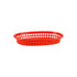 BREAD BASKET RECTAGULAR - RED (PLASTIC)