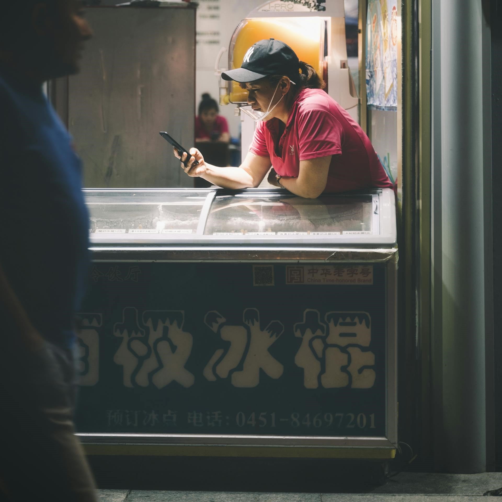Person Using Chest Freezer Buy Hospitality Chest Freezers Brisbane, Logan & Gold Coast