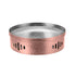 SOGA 26cm Hammered Texture Dry Pot in Rose Gold Color Kitchen Essential