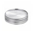 SOGA 26cm Premium Silver Grilling Plate Durable Heat Resistant Perfect for BBQs and Outdoor Cooking Kitchen Essential