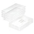 SOGA 100mm Clear Gastronorm GN Pan 1/1 Food Tray Storage Bundle of 4 with Lid