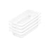 SOGA 65mm Clear Gastronorm GN Pan 1/3 Food Tray Storage Bundle of 4