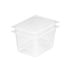 SOGA 200mm Clear Gastronorm GN Pan 1/2 Food Tray Storage Bundle of 2
