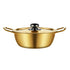 SOGA 20cm Ramen Pot in Vibrant Yellow Crafted from Durable with Lid Kitchen Essential
