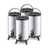 SOGA 4X 8L Portable Insulated Cold/Heat Coffee Tea Beer Barrel Brew Pot With Dispenser