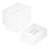 SOGA 100mm Clear Gastronorm GN Pan 1/2 Food Tray Storage Bundle of 6 with Lid