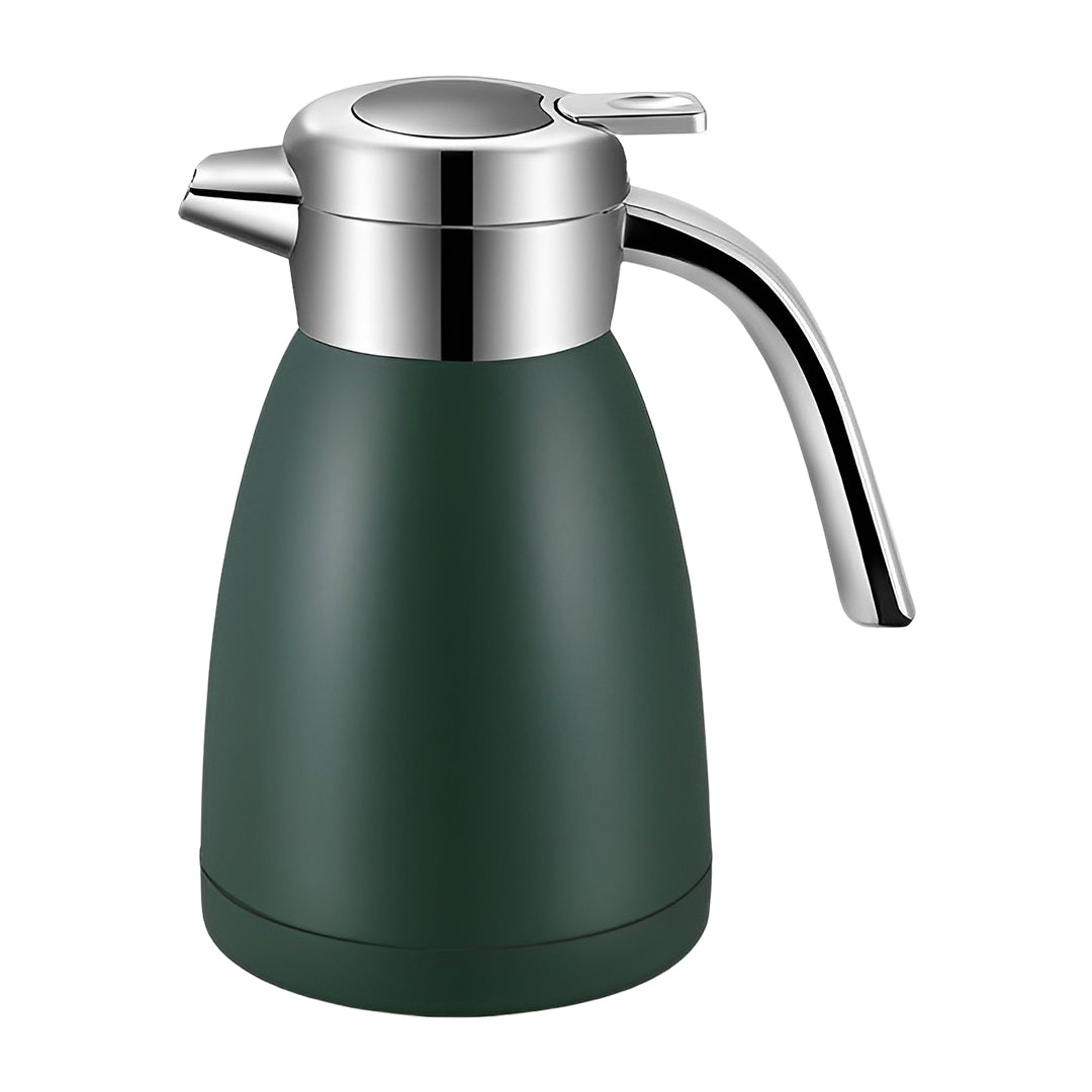SOGA 1.8L Stainless Steel Insulated Vacuum Flask Water Coffee Jug Thermal Green