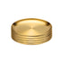 SOGA 20cm Premium Gold Grilling Plate  Durable Heat Resistant, Perfect for BBQs and Outdoor Cooking Kitchen Essential