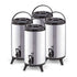 SOGA 4X 12L Portable Insulated Cold/Heat Coffee Tea Beer Barrel Brew Pot With Dispenser