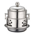 SOGA Stainless Steel Mini Asian Buffet Hot Pot Single Person Shabu Alcohol Stove Burner with Lid