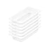 SOGA 65mm Clear Gastronorm GN Pan 1/3 Food Tray Storage Bundle of 6
