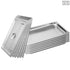 SOGA 6X Gastronorm GN Pan Full Size 1/1 GN Pan 2cm Deep Stainless Steel Tray With Lid