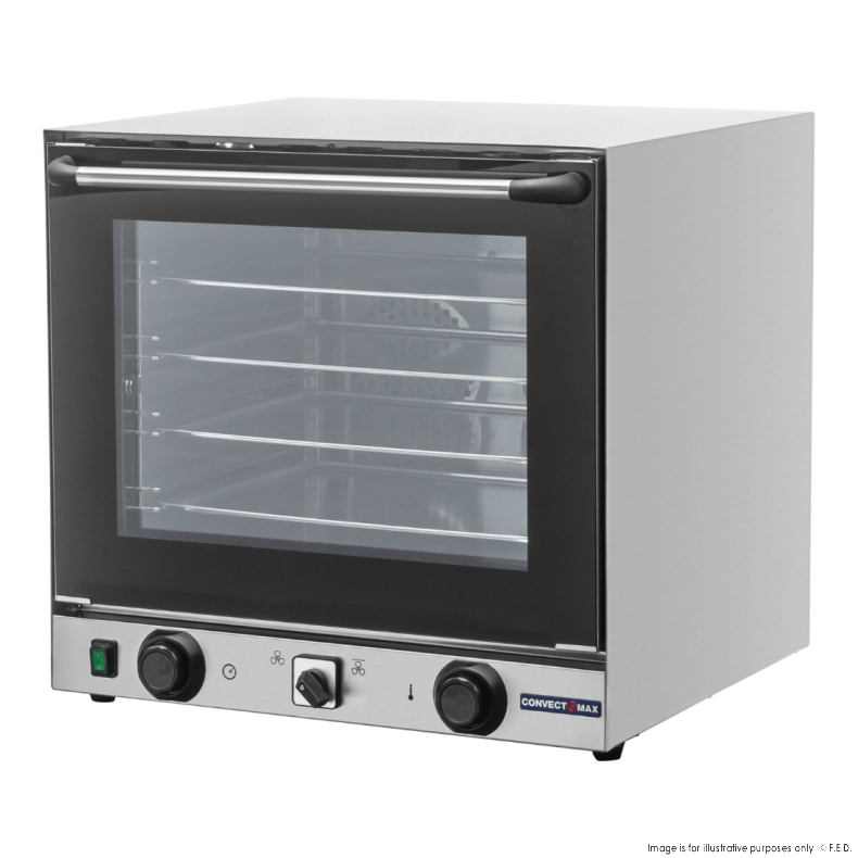 Electric Convection Oven with Grill and Digital Control, 595x591x584mm 2.4kW/10A