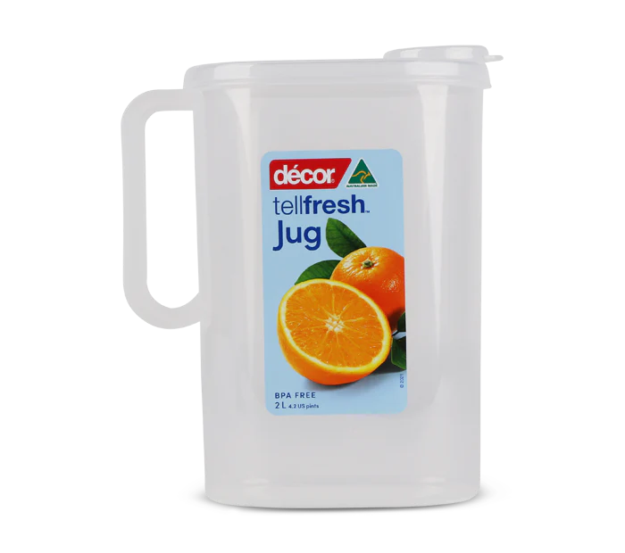 Water Jug with Lid, 2L