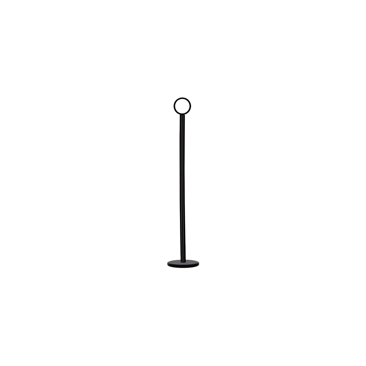 Ring Table Number Stand Matt Black 300mm