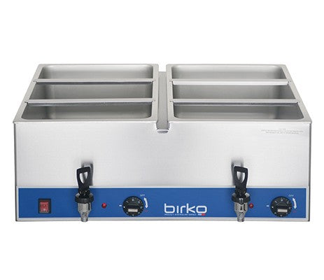 Bain Marie Double Tap/Vents No Pans 700mm W X 540 D X 270 H