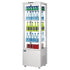 Polar C-Series Curved Door Display Fridge White - 235Ltr