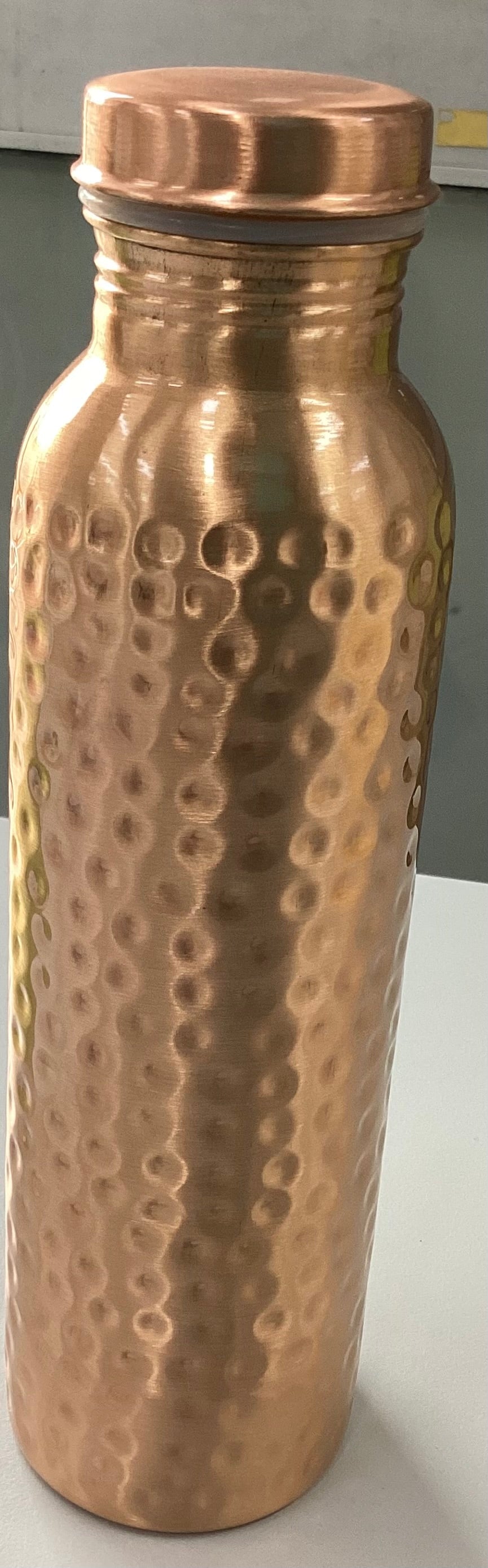 Hammered Copper Water Bottle 950 ml
