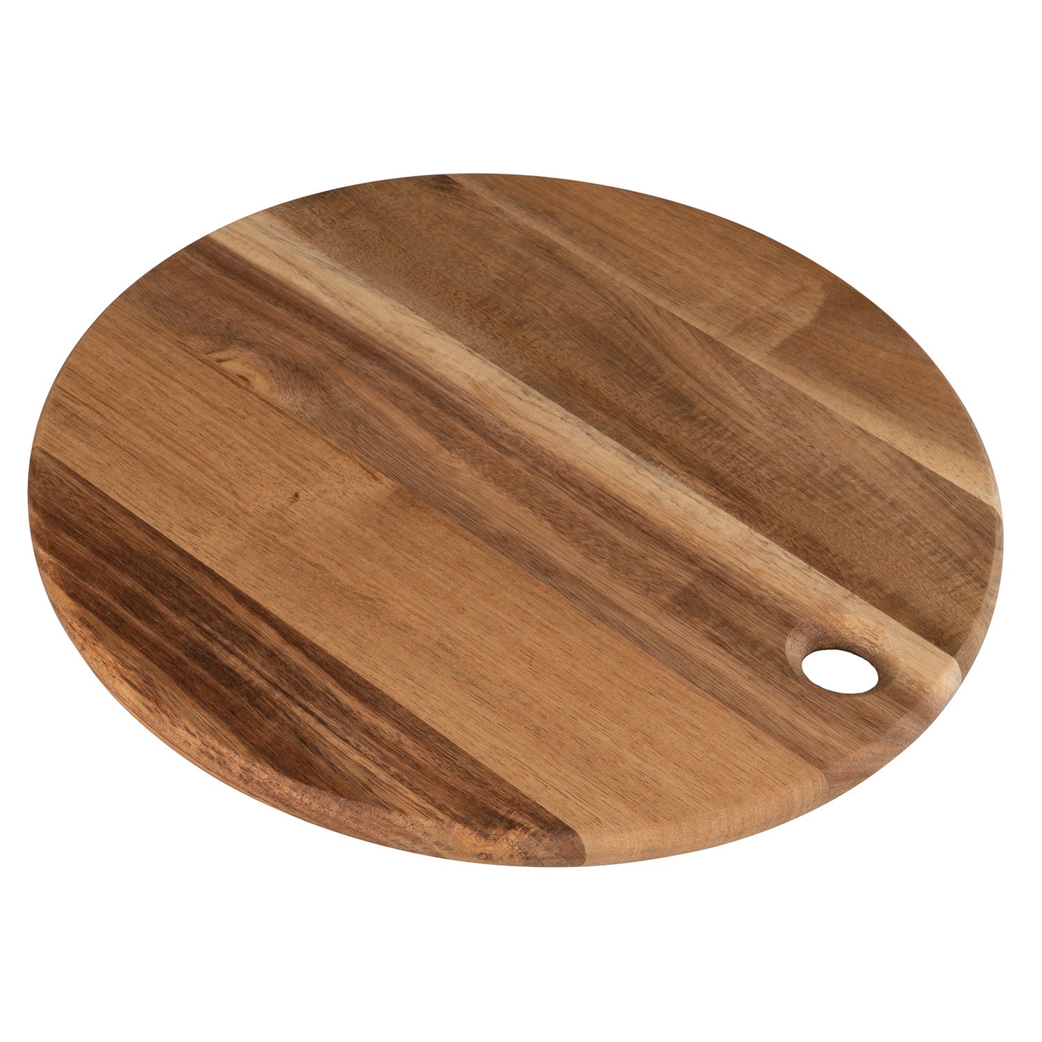 Acacia Round Center Hole Chopping Board 10"