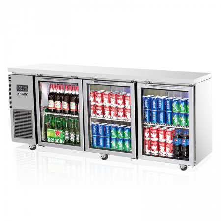 Undercounter Door Glass Fridge