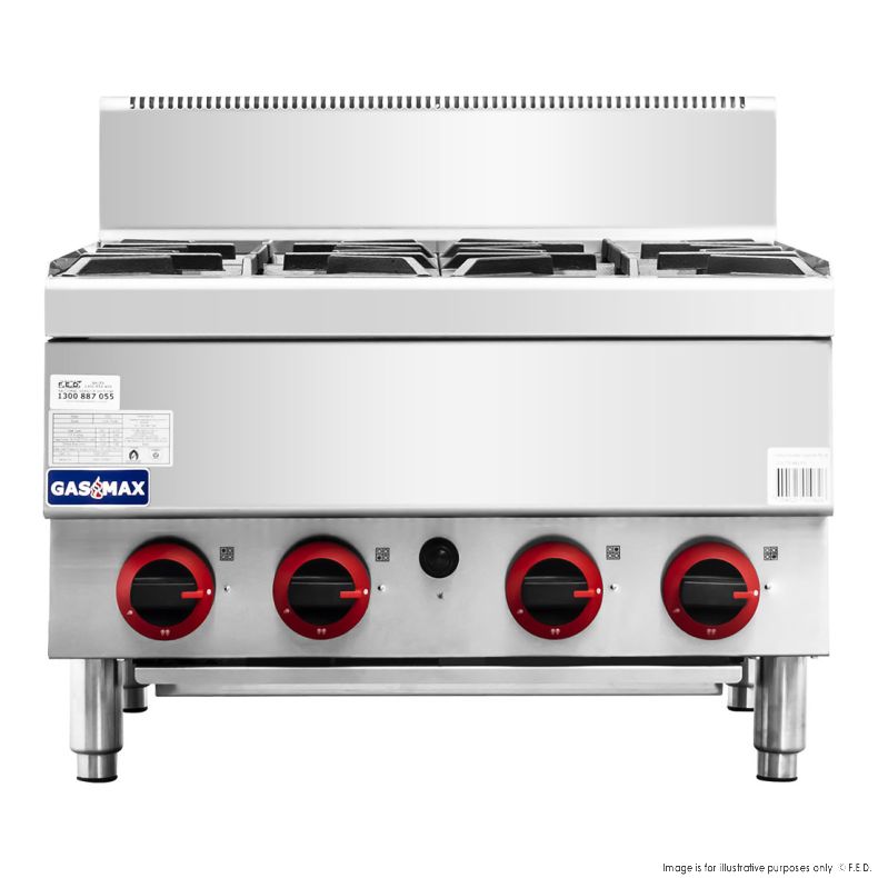 Gas stove 4 Burners with Splashback 601x652x538mm