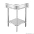 Corner Workbench with Splashback and Undershelf 600x600x900mm