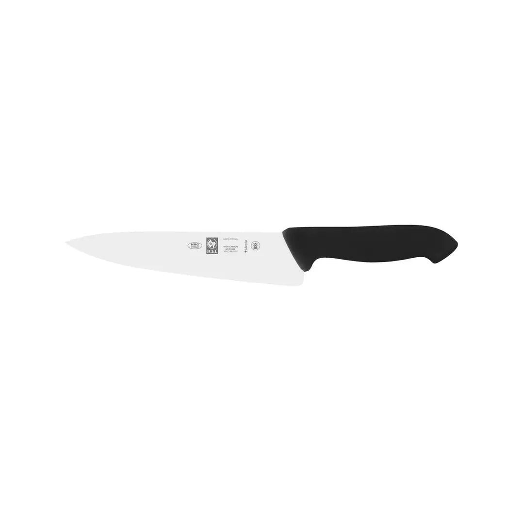 CHEF'S KNIFE 200mm BLACK HANDLE