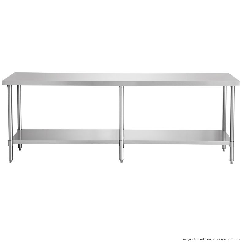 Work Bench with Undershelf 2400x600x900mm