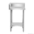 Corner Workbench with Splashback and Undershelf 600x600x900mm