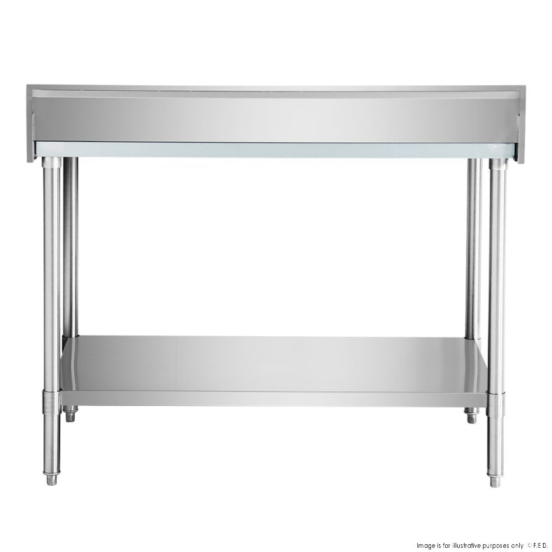 Workbench with Undershelf and Splashback 1200x700x900mm