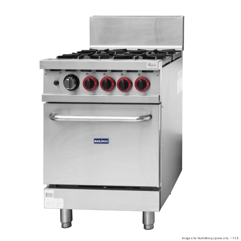 Four gas burner with oven with flame failure LPG 204MJ