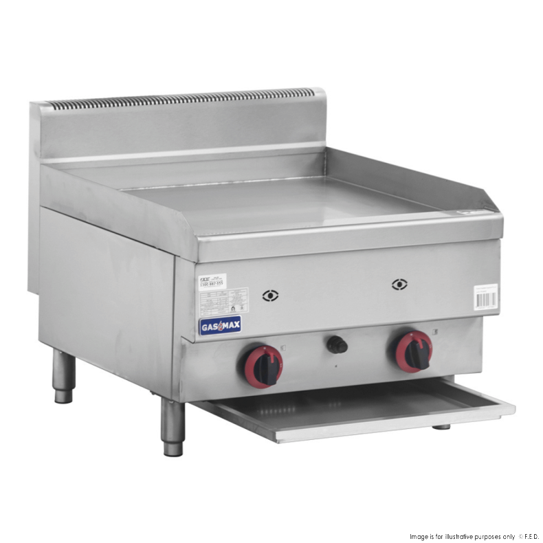 Gas Griddle 600x650x475mm NG/36mj