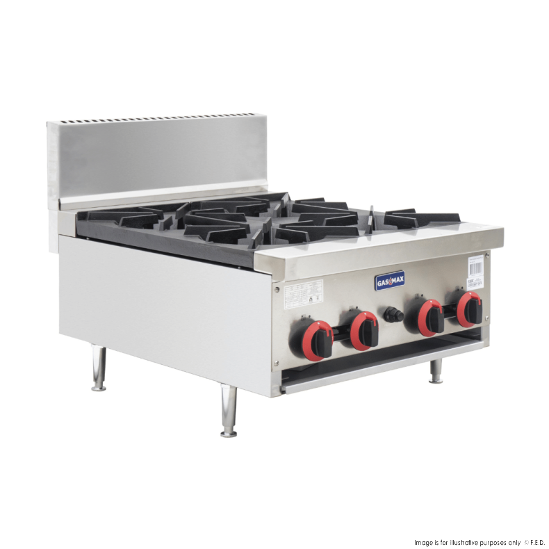 Gas 4 Burner Cook Top 602x824x575mm NG-96mj/h