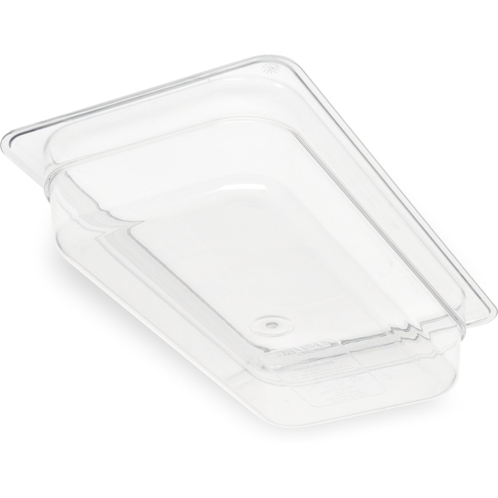 Polycarbonate Food Pan 1/3  Size, 102mm  Deep - Clear