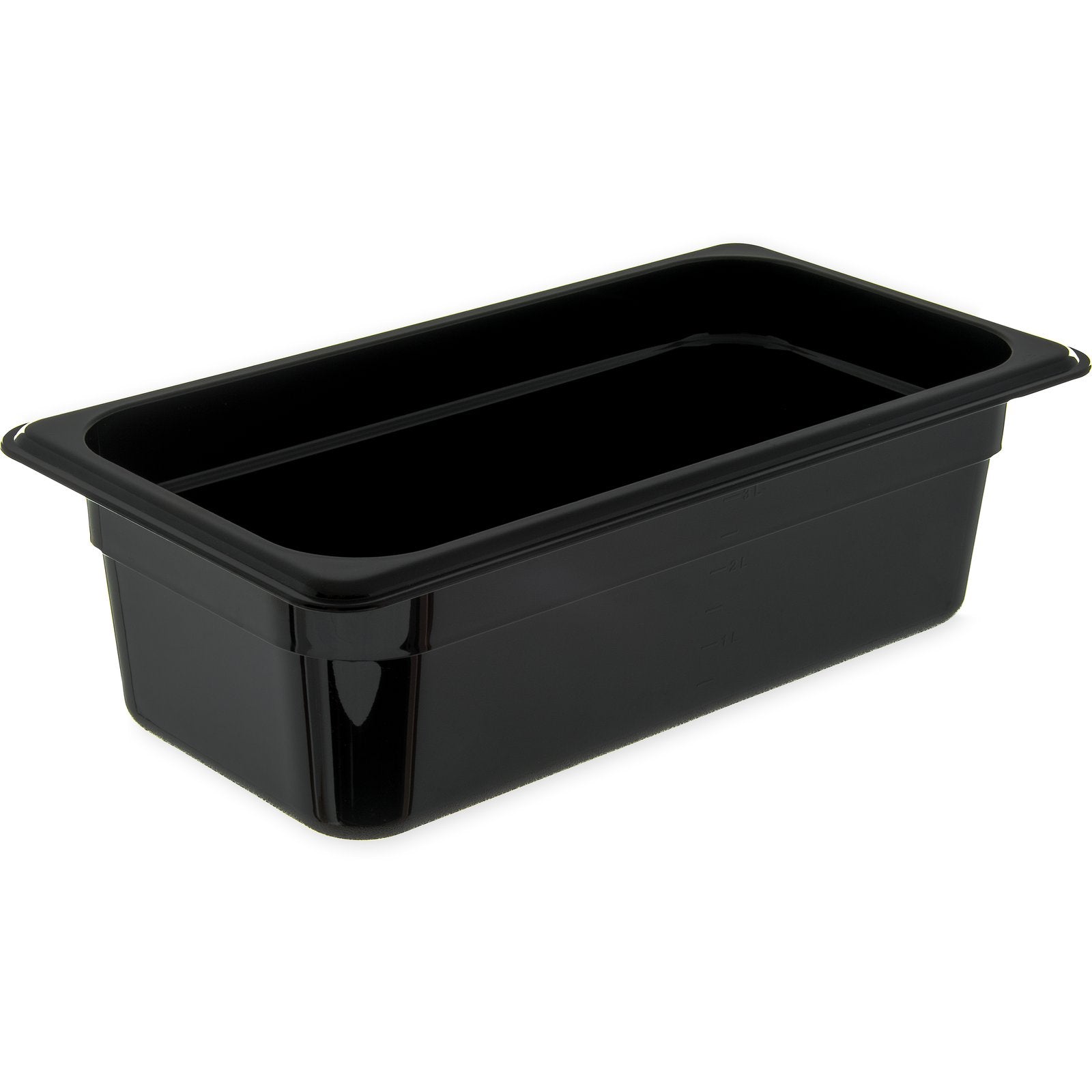 Polycarbonate Food Pan 1/3 Size, 100mm Deep – Black