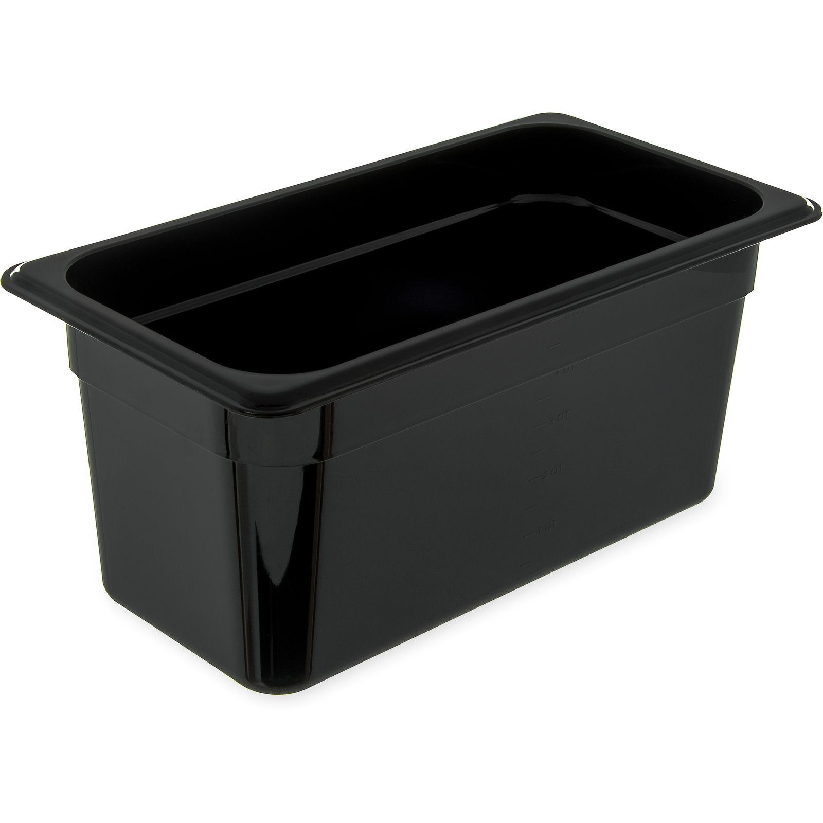 Polycarbonate Food Pan 1/3 Size, 150mm Deep – Black