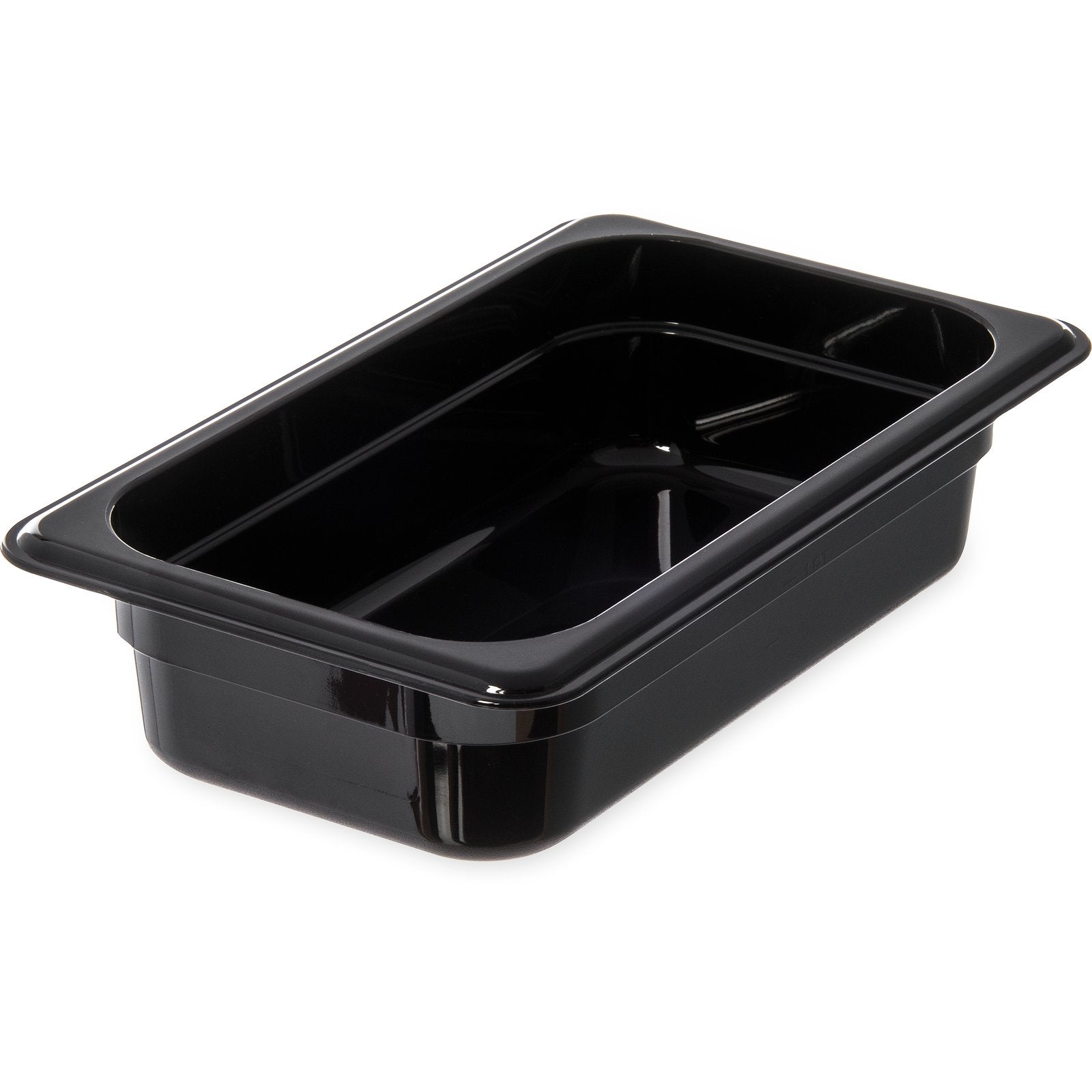 Polycarbonate Food Pan 1/4 Size, 65mm Deep – Black