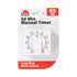 Timer Square 60 Minute White