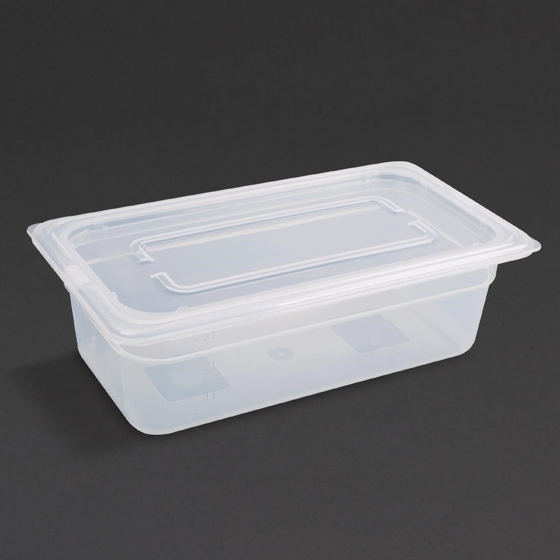 Vogue Polypropylene 1/4 Gastronorm Tray 100mm
